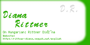 diana rittner business card